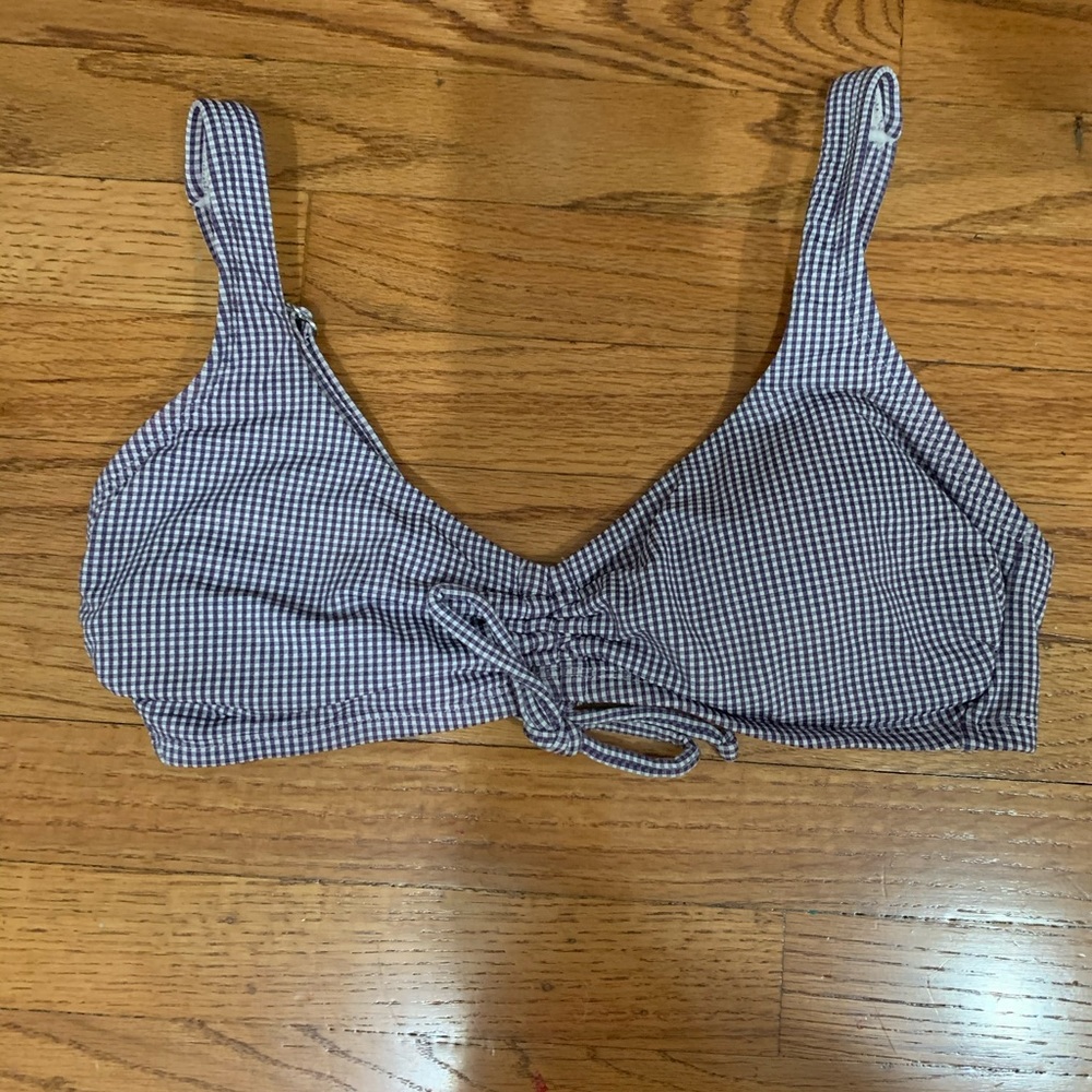 Navy blue bikini top